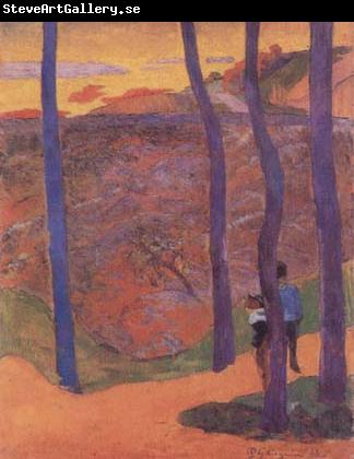 Paul Gauguin Blue Trees (mk07)